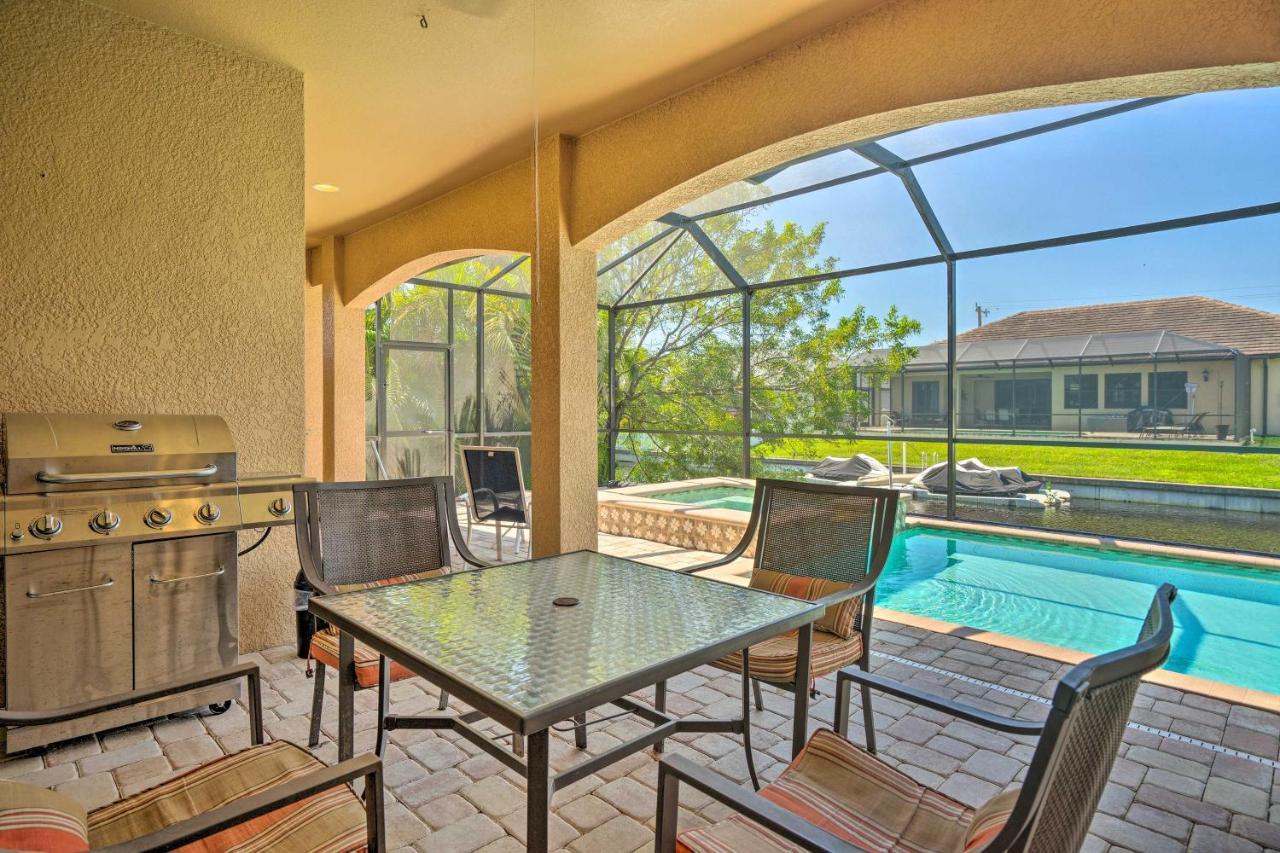 Canalfront Cape Coral Home With Patio And Grill! Zewnętrze zdjęcie